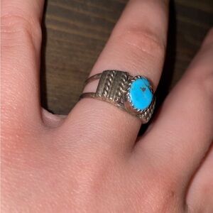 Authentic Turquoise &
Sterling Silver ring
